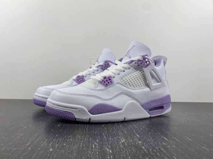 air jordan 4 white and purple ct8527-115
