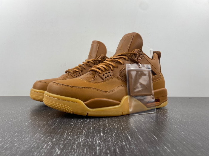 jordan 4 retro ginger wheat men''s - 819139-205