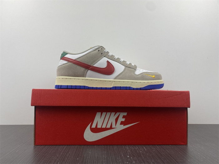 nike sb dunk low retro prm dark blue red gold dx6037-781