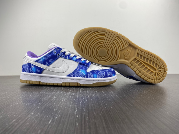 nike sb dunk low white navy blue purple ct5053-041