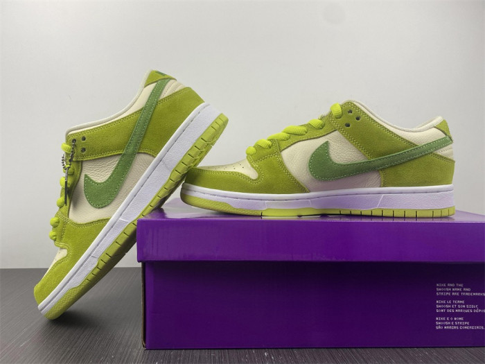 nike sb dunk low green apple - dm0807-300