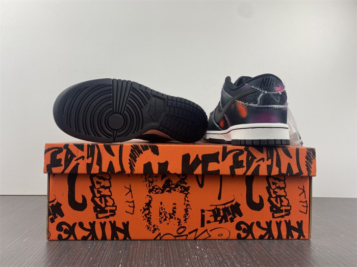 nike dunk low graffiti pink - dm0108-002