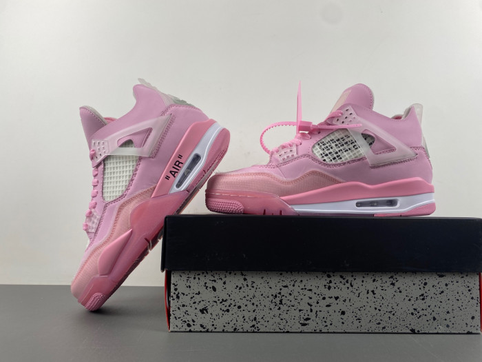 jordan 4 retro x ofw pink