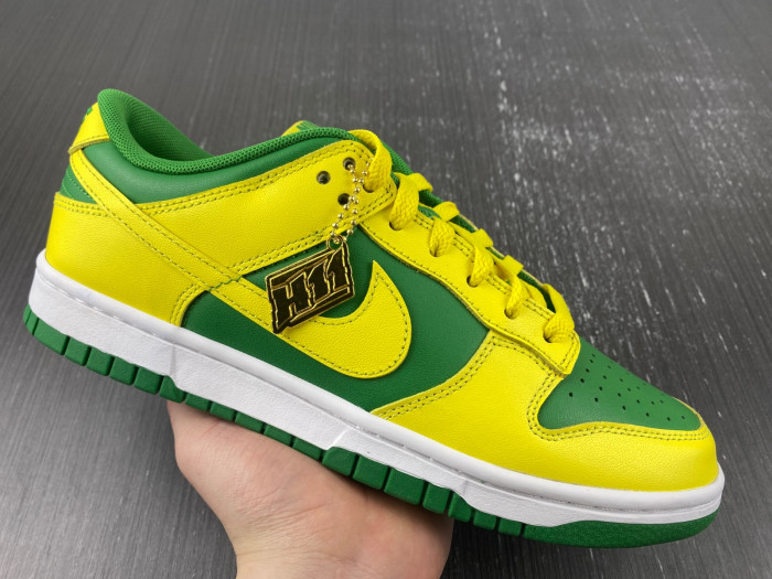 nike dunk low reverse brazil - dv0833-300