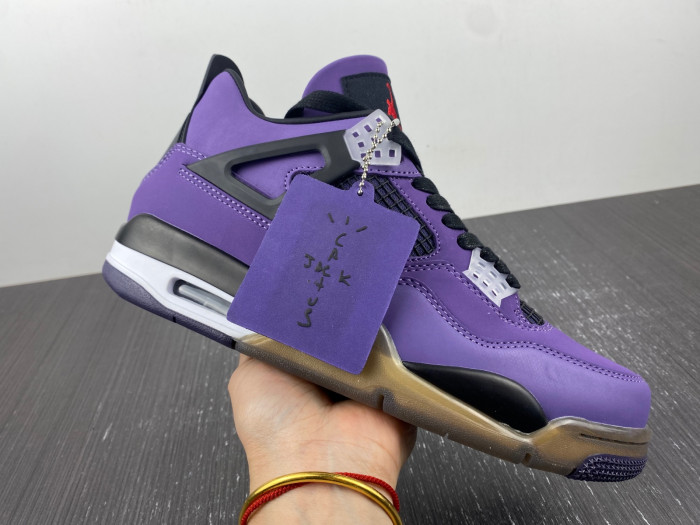 jordan 4 retro travis scott purple aj4-203