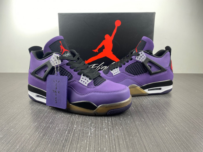 jordan 4 retro travis scott purple aj4-203