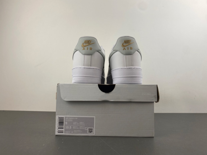 Nike Air Force 1 Low White Grey Gold (Women