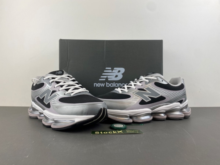 New Ba1an*e Abzorb 2000 Silver Metallic-Faded Black U200030Z