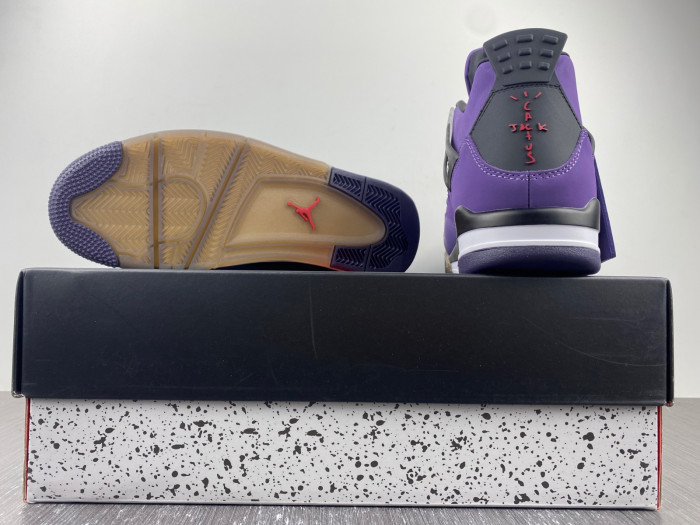 jordan 4 retro travis scott purple aj4-203