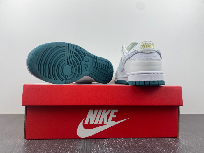 nike dunk low white green grey fd9911-101