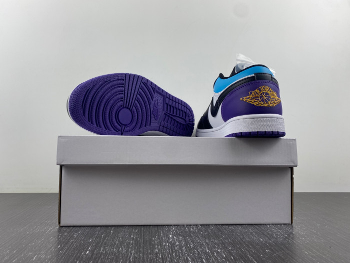 Air Jordan 1 Low Court Purple Tropical Twist 553558-154