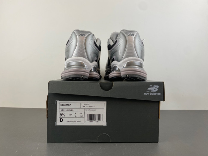 New Ba1an*e Abzorb 2000 Silver Metallic-Faded Black U200030Z