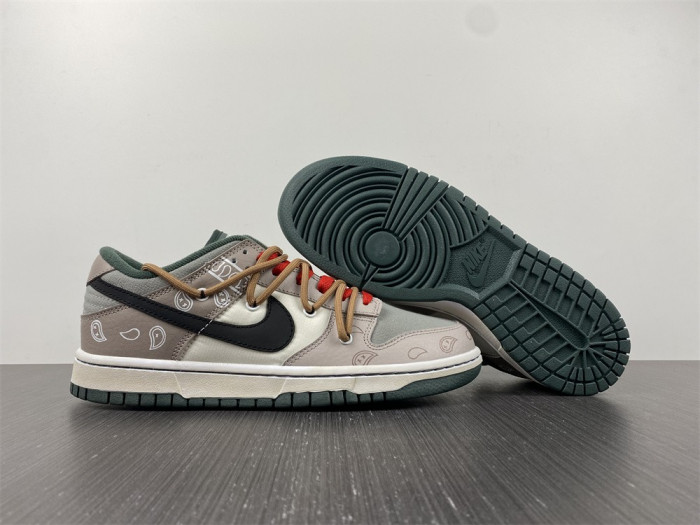 nike dunk low se sail multi-camo - dh0957-100