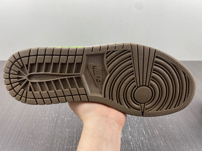 Air Jordan 1 Low Grey and Green cz0790-043