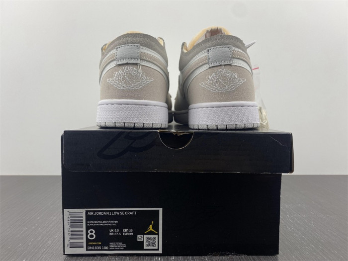 jordan 1 low inside out white phantom - dn1635-100