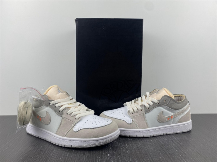 jordan 1 low inside out white phantom - dn1635-100