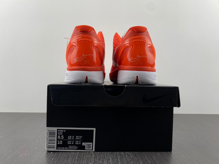 nike kobe 6 protro orange cw2190-801