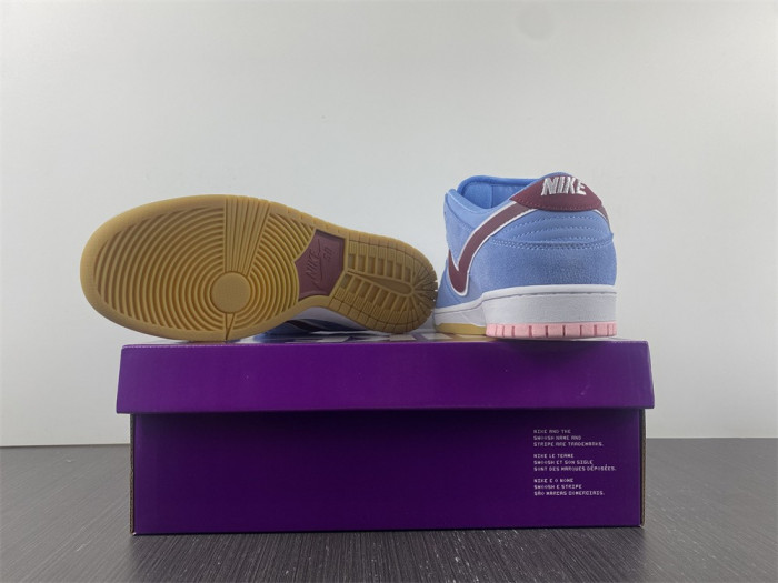 nike sb dunk low valour blue team maroon dq4040-400