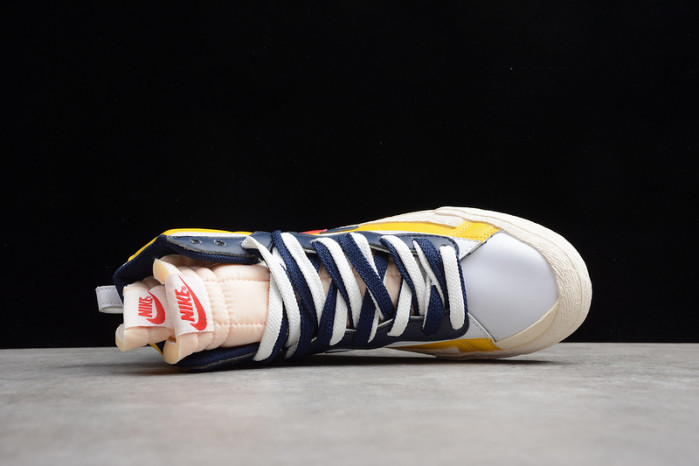 sacai x nike blazer mid varsity maize bv0072-700