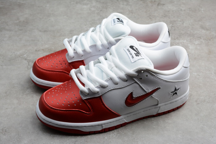 SUPREME X NIKE SB DUNK LOW VARSITY RED-WHITE CK3480-600