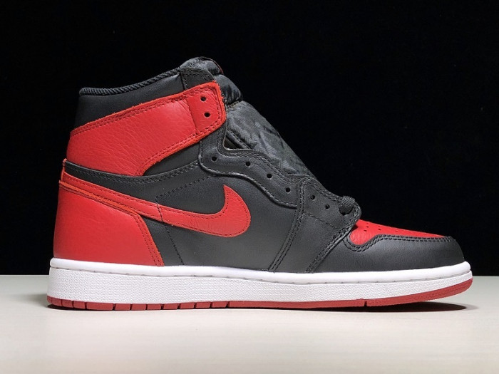 air jordan 1 retro high og banned bred black red 555088-001