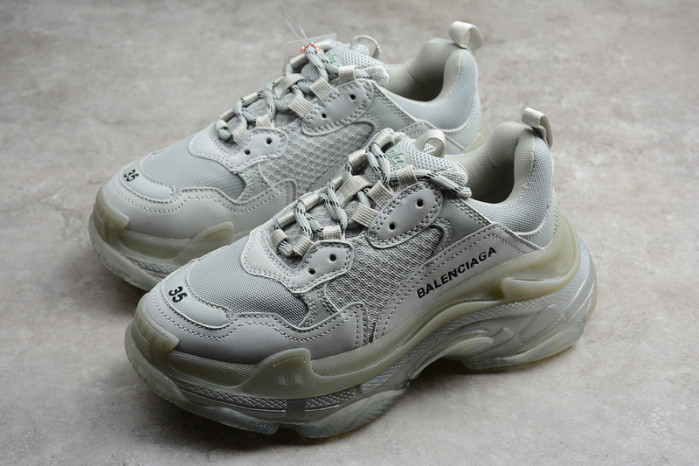 blcg triple s clear sole grey-white 544351 w09o1 1705
