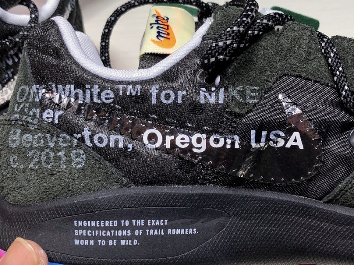 OFW x Nike Zoom Terra Kiger 5 Black CD8179-001