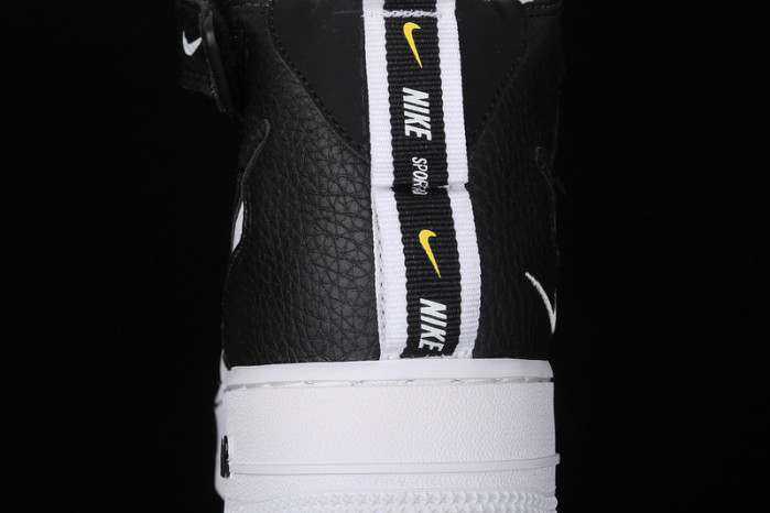 air force 1 mid utility white black 804609-103