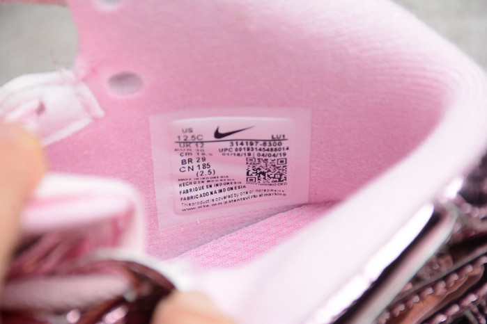 kids nike air force 1 mid wb pink rose 314197-8300