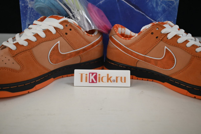 concepts x nike sb dunk low "orange lobster" fd8776-800