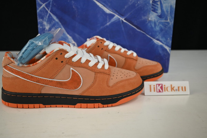 concepts x nike sb dunk low "orange lobster" fd8776-800