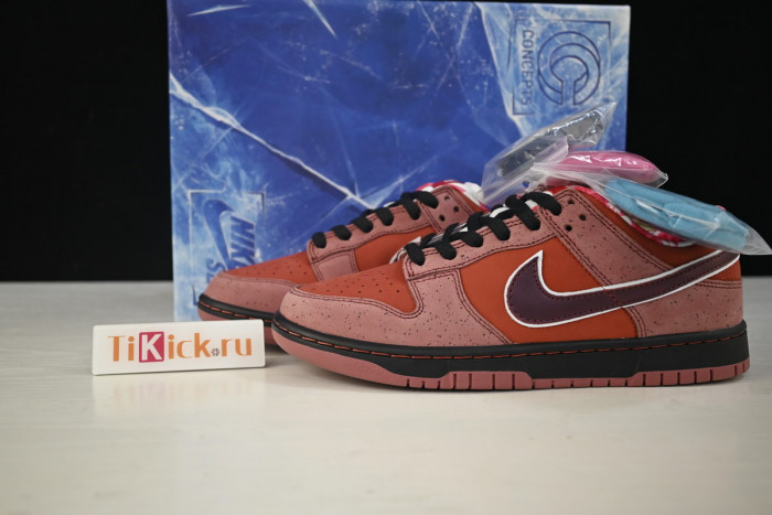 nike sb dunk low concepts red lobster 313170-661