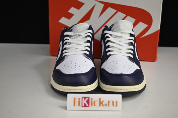 nike dunk low vintage navy dd1503-115