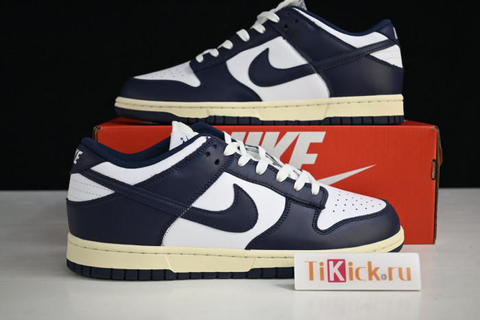 nike dunk low vintage navy dd1503-115
