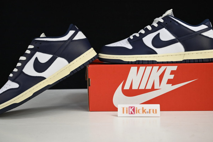 nike dunk low vintage navy dd1503-115