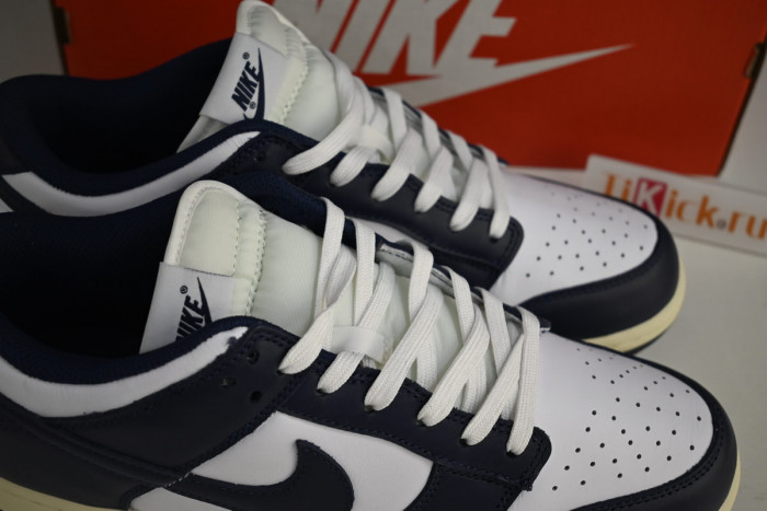 nike dunk low vintage navy dd1503-115