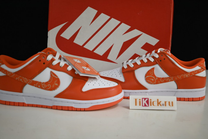 nike dunk low essential paisley pack orange dh4401-103