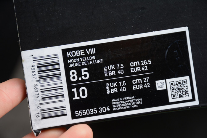 nike kobe 8 system green glow laser orange 555035-304