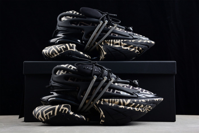 balmain unicorn layered sneakers bl20371