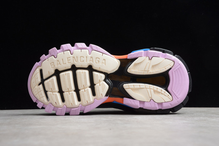 blcg sneaker tess.s.gomma black pink orange blue 542023w1gc11054