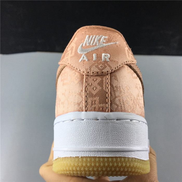 air force 1 low clot rose gold silk cj5290-600