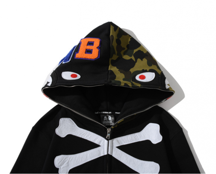 bape abc shark full zip hoodie ba586219
