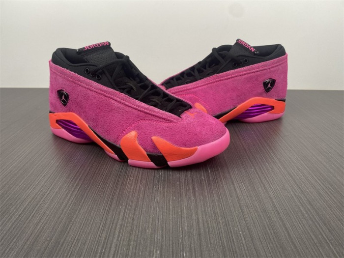 jordan 14 retro low shocking pink (w) - dh4121-600