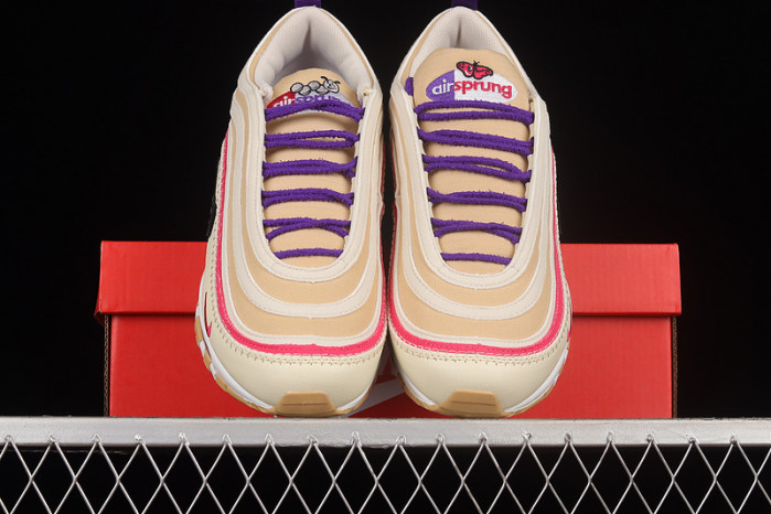 nike air max 97 air sprung sail pink purple - dh4759-200