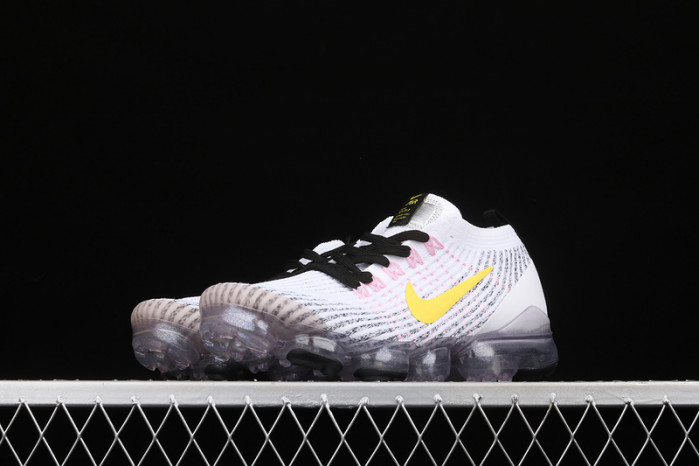 nike air vapormax 3 white dynamic yellow - aj6900-103