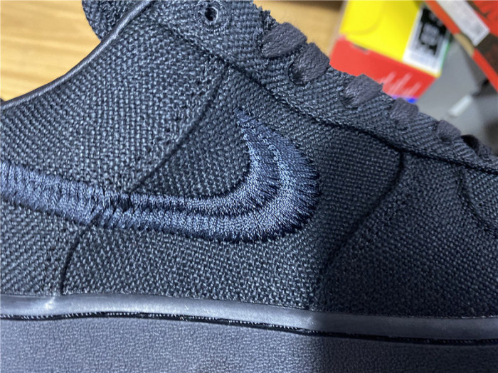 nike air force 1 low stussy black cz9084-001