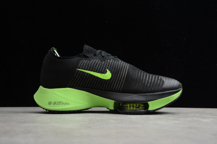 nike air zoom alphafly next% black electric green ci9925-400