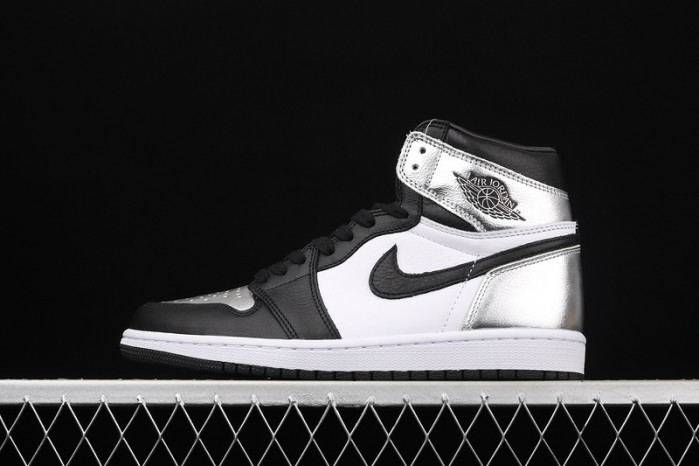 air jordan 1 retro high silver toe (w) - cd0461-001