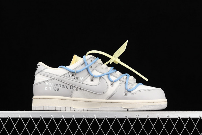 nike dunk low off-white lot 5 - dm1602-113