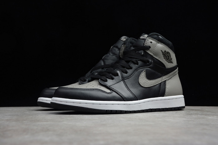 air jordan 1 retro high og shadow black gray 555088-013
